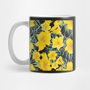 Stella D'Oro Daylily floral pattern Mug